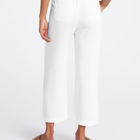 Woven crop wide leg pant - Picture 2 of 6